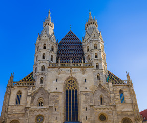 Obraz premium Saint Stephan cathedral in Vienna Austria