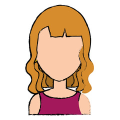 beautiful woman avatar character