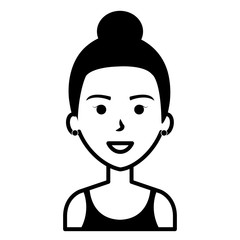 beautiful woman avatar character