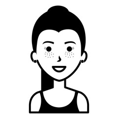 beautiful woman avatar character