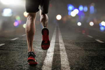 Man running - Powered by Adobe