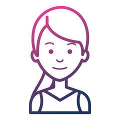 Obraz premium beautiful woman avatar character