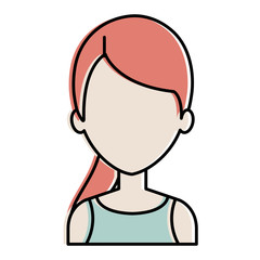 beautiful woman avatar character