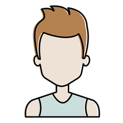 Obraz premium young man avatar character