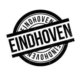Eindhoven rubber stamp. Grunge design with dust scratches. Effects can be easily removed for a clean, crisp look. Color is easily changed.