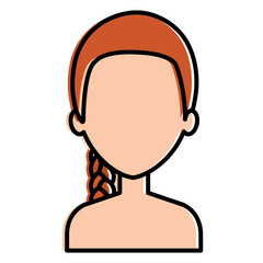 beautiful woman shirtless avatar character