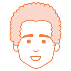 beautiful woman head avatar character