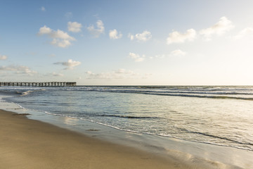 in California blue sky.