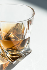 bourbon in glass