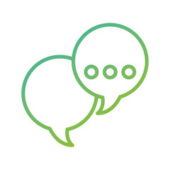 speech bubbles message conversation dialog