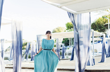 Young modern gorgeous woman © focusandblur