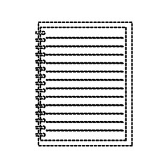 back to school blank lined notebook education