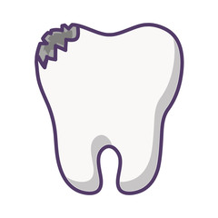 broken tooth icon