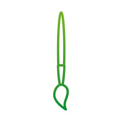 back to school paint brush artistic utensil icon