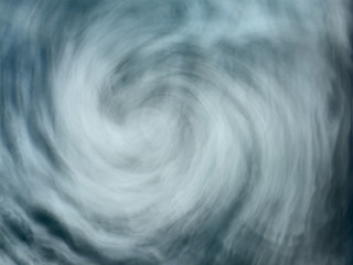 Abstract illustrative stormy blue water maelstrom vortex