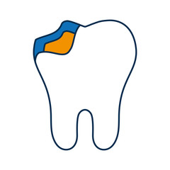 broken tooth icon