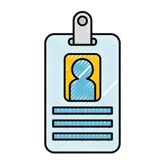 worker badge isolated icon