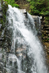 Obraz premium waterfall Zhenetskyi Huk Ukrainian Carpathians
