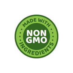 GMO free emblems - obrazy, fototapety, plakaty