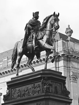 Frederick the Great equestrial statue in Berlin - Germany
