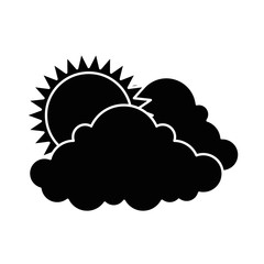 cloud weather with sun