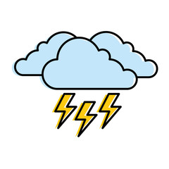 cloud weather with thunder