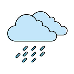 cloud weather with drops
