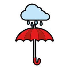 umbrella protective storm cloud