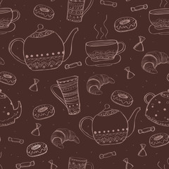  illustration vector graphic arts tea pattern