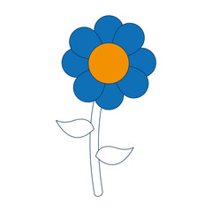 beautiful flower icon