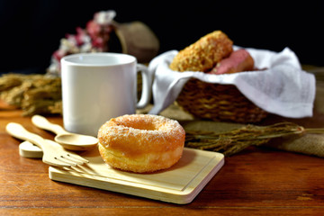 Donuts and coffee