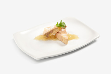 Foie whith apple sauce