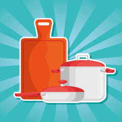 colorful kitchen utensils