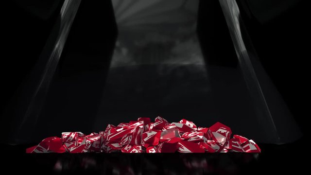 Canadian Canada collapse flag country dollar 4k