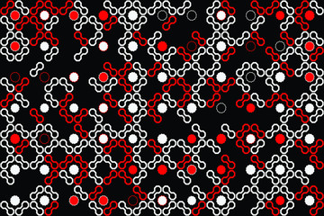 Fototapeta na wymiar Seamless vector background with abstract geometric pattern 