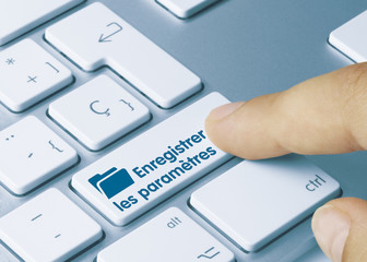 Enregistrer les paramètres