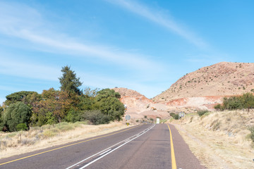 Stone crushing plant on N10 road between Groblershoop and Upington