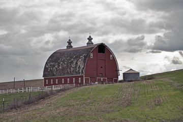 Red Barn In The Palouse