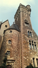 Fototapeta na wymiar Tower of the Wernigerode Castle in Germany
