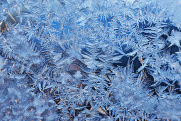 Frosty Glass Ice Background 