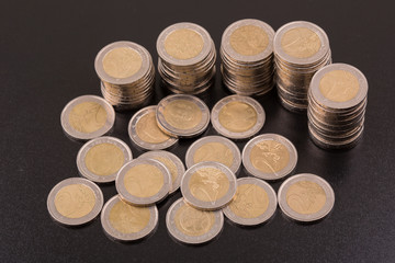 euro coins