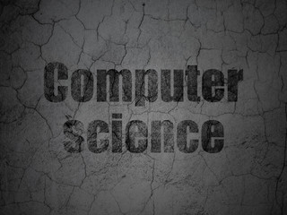 Science concept: Computer Science on grunge wall background