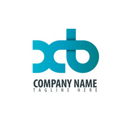 Initial Letter XB Linked Design Logo
