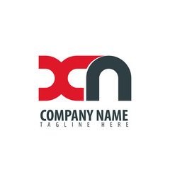 Initial Letter XN Linked Design Logo