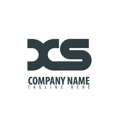 Initial Letter XS Linked Design Logo