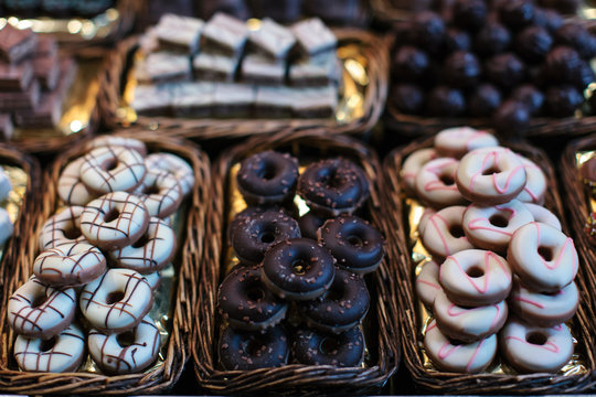 Donuts in the market
