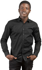 Fototapeta premium Friendly African-American man