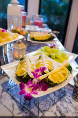 Food buffet in the Thailand