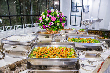 Food buffet in the Thailand