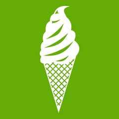 Ice Cream icon green